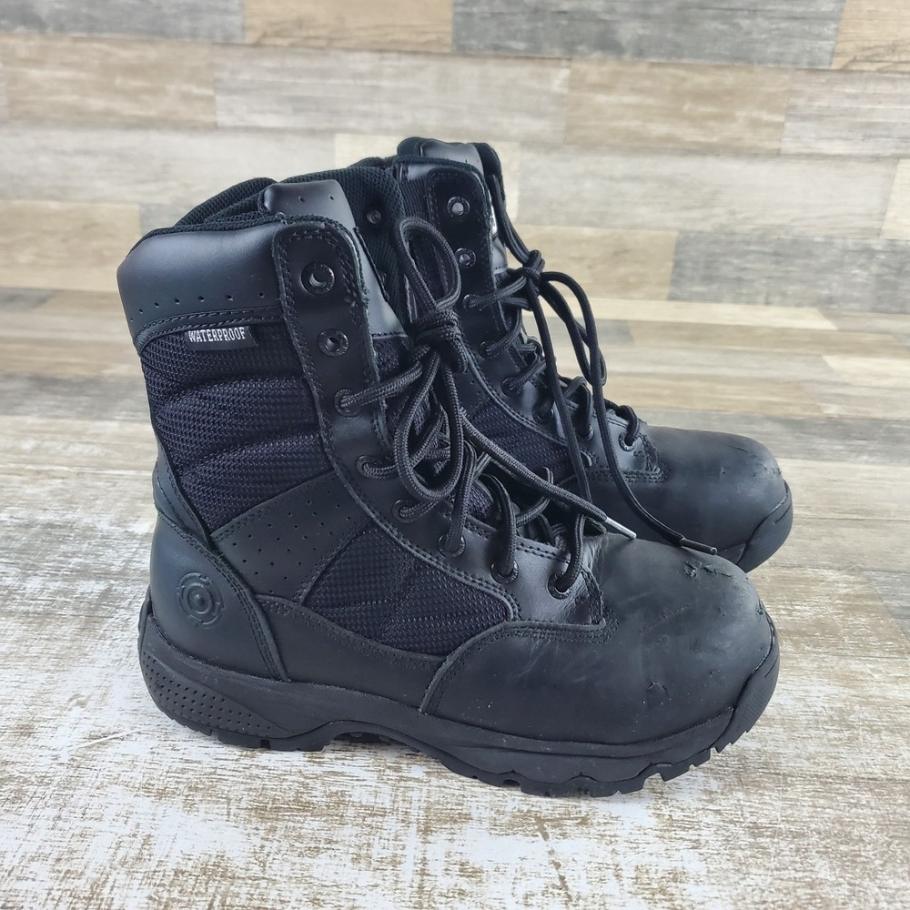 Original S.W.A.T. Classic 9" Waterproof CST Mens Work Boots Sz 6.5 Black Comfort